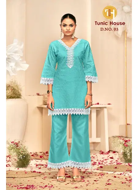 Hetal By Tunic House Cotton Designer Surat Ladies Cord Set Wholesale Market
